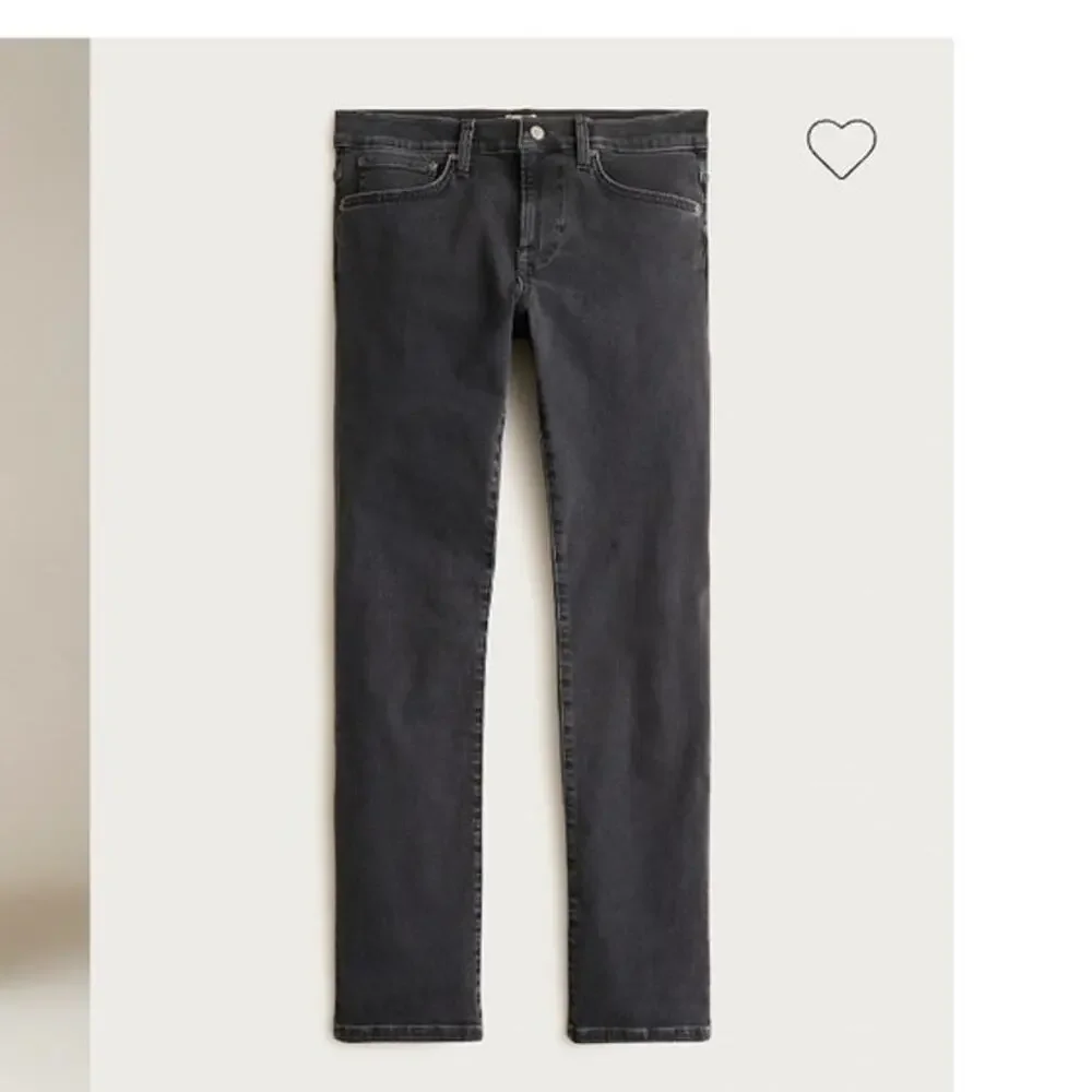 NWT J. Crew Men's 770™ Straight-Fit Stretch Jean In Dark Charcoal Wash Black 30